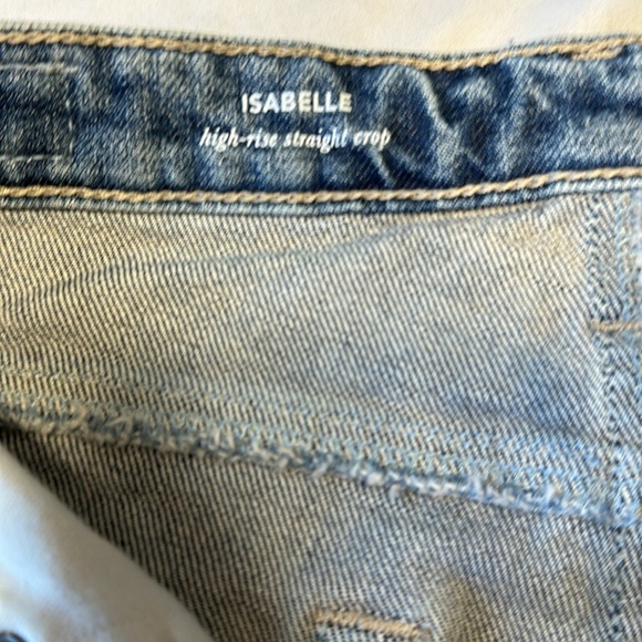 AG Adriano Goldschmied Isabelle High-Rise Straight Crop EUC Size 28R - Picture 12 of 15